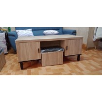 4尺橡木大茶几(含腳椅)