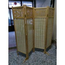 6尺X6尺竹編屏風 