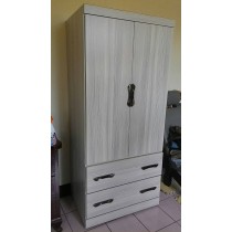 3尺X6尺白橡白彩衣櫥 