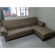 耐抓皮L型沙發(客製化訂做)